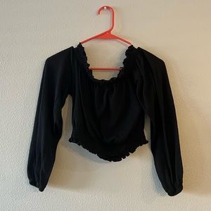 h&m off the shoulder top